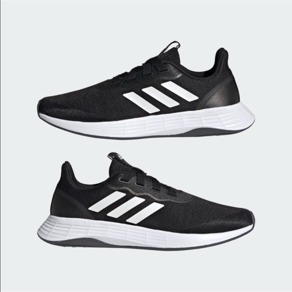 Adidas ORIGINALS QT Racer Black & White Sneaker 7